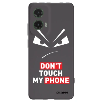 Picasee silikonový černý obal pro Motorola Moto G35 5G - Evil Eye - Transparent