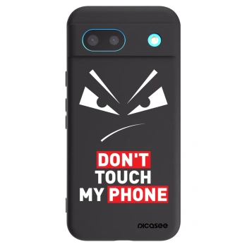 Picasee silikonový černý obal pro Google Pixel 8a - Evil Eye - Transparent