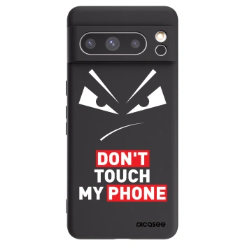 Picasee silikonový černý obal pro Google Pixel 8 Pro - Evil Eye - Transparent