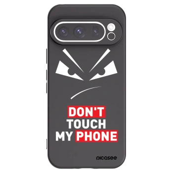 Picasee silikonový černý obal pro Google Pixel 9 Pro - Evil Eye - Transparent
