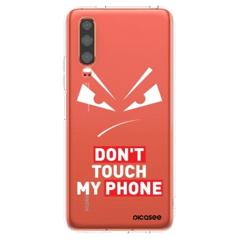 Picasee silikonový průhledný obal pro Huawei P30 - Evil Eye - Transparent