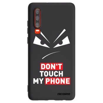 Picasee silikonový černý obal pro Huawei P30 - Evil Eye - Transparent