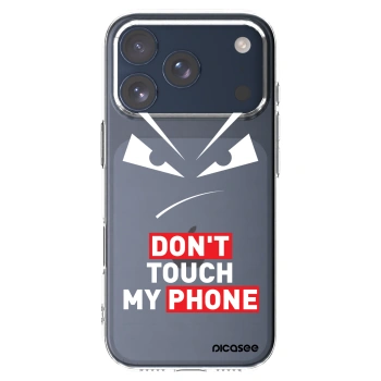 Picasee silikonový průhledný obal pro Apple iPhone 17 Pro - Evil Eye - Transparent