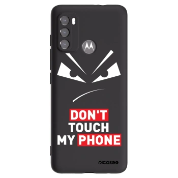 Picasee silikonový černý obal pro Motorola Edge 60 5G - Evil Eye - Transparent