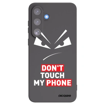 Picasee silikonový černý obal pro Samsung Galaxy S25 FE 5G - Evil Eye - Transparent
