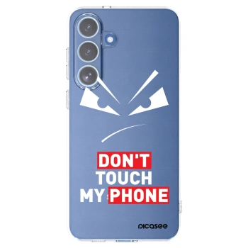 Picasee silikonový průhledný obal pro Samsung Galaxy S25 FE 5G - Evil Eye - Transparent