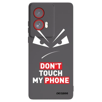 Picasee silikonový černý obal pro Motorola Edge 50 Fusion - Evil Eye - Transparent