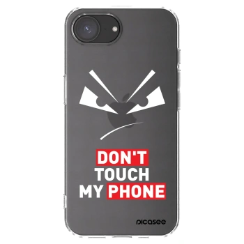 Picasee silikonový průhledný obal pro Apple iPhone 17e - Evil Eye - Transparent