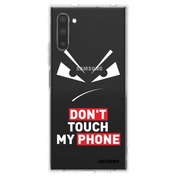 Picasee silikonový průhledný obal pro Samsung Galaxy Note 10 N970F - Evil Eye - Transparent