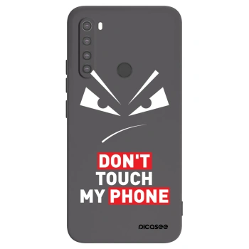 Picasee silikonový černý obal pro Xiaomi Redmi Note 8 - Evil Eye - Transparent