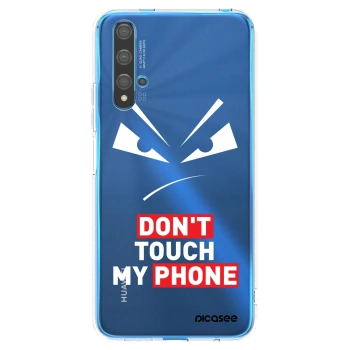 Picasee silikonový průhledný obal pro Huawei Nova 5T - Evil Eye - Transparent