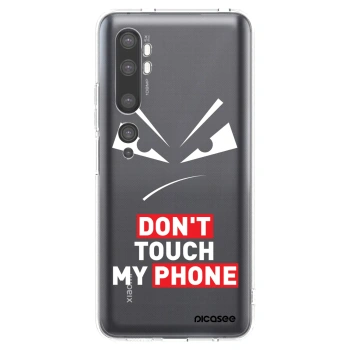 Picasee silikonový průhledný obal pro Xiaomi Mi Note 10 (Pro) - Evil Eye - Transparent