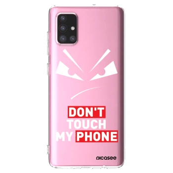 Picasee silikonový průhledný obal pro Samsung Galaxy A71 A715F - Evil Eye - Transparent