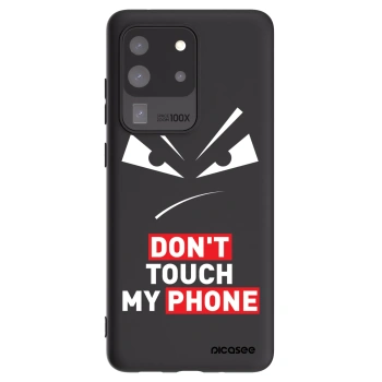 Picasee silikonový černý obal pro Samsung Galaxy S20 Ultra 5G G988F - Evil Eye - Transparent