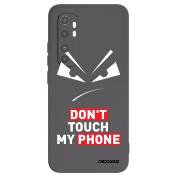 Picasee silikonový černý obal pro Xiaomi Mi Note 10 Lite - Evil Eye - Transparent