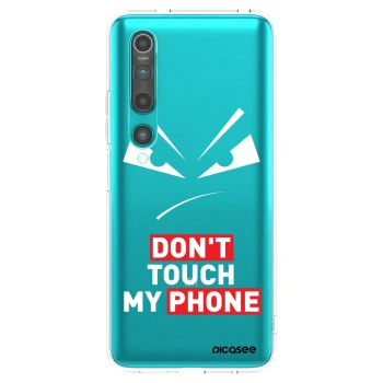 Picasee silikonový průhledný obal pro Xiaomi Mi 10 - Evil Eye - Transparent