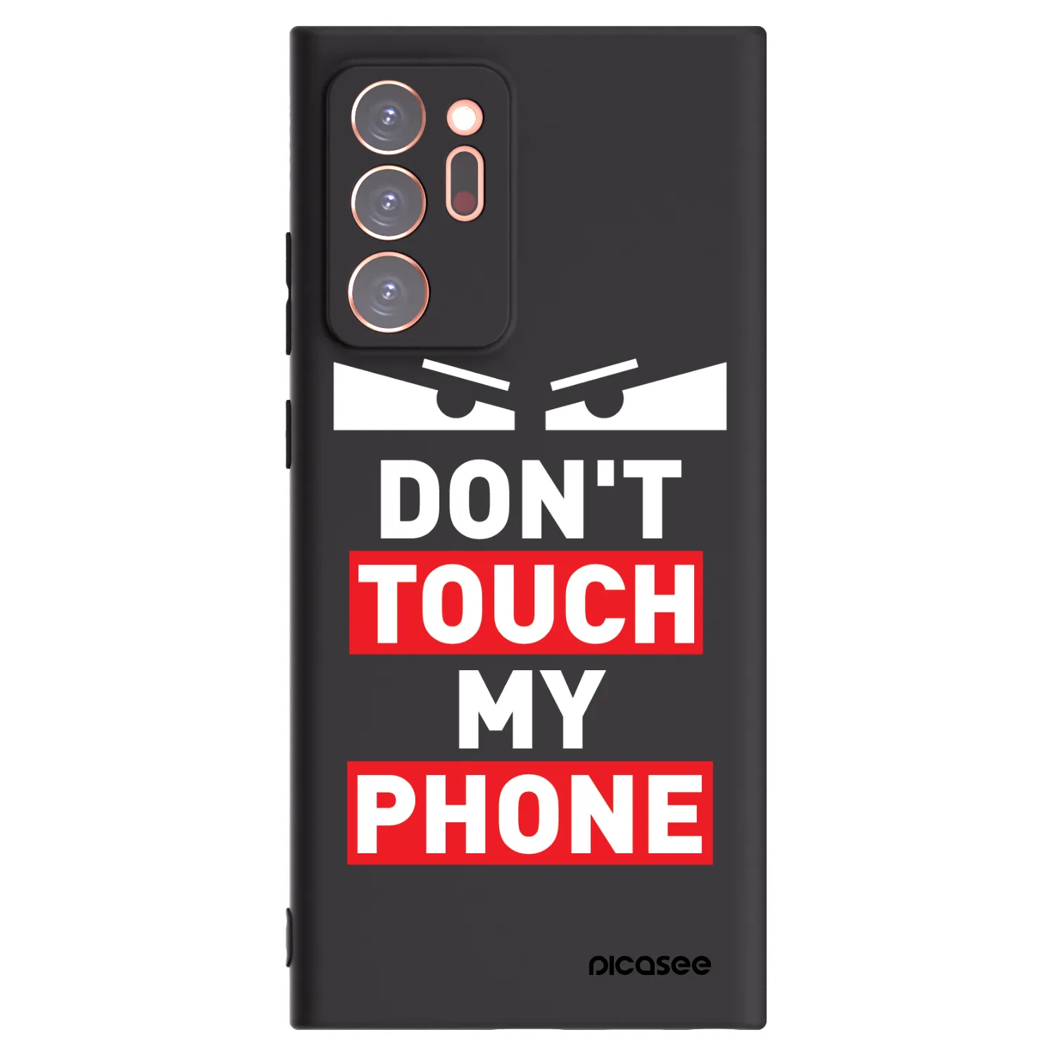 Picasee silikonový černý obal pro Samsung Galaxy Note 20 Ultra - Shadow Eye - Transparent