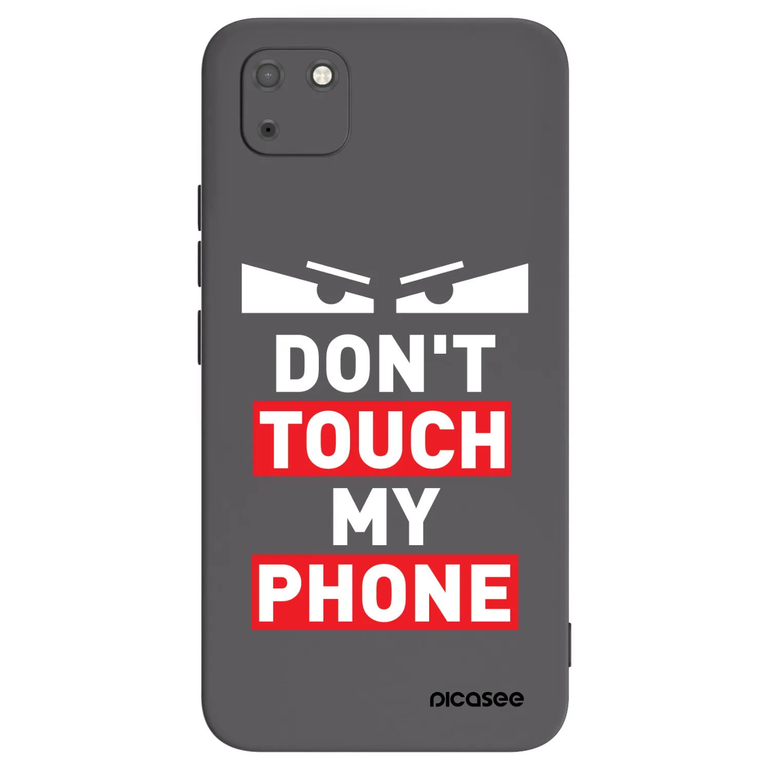 Picasee silikonový černý obal pro Huawei Y5P - Shadow Eye - Transparent