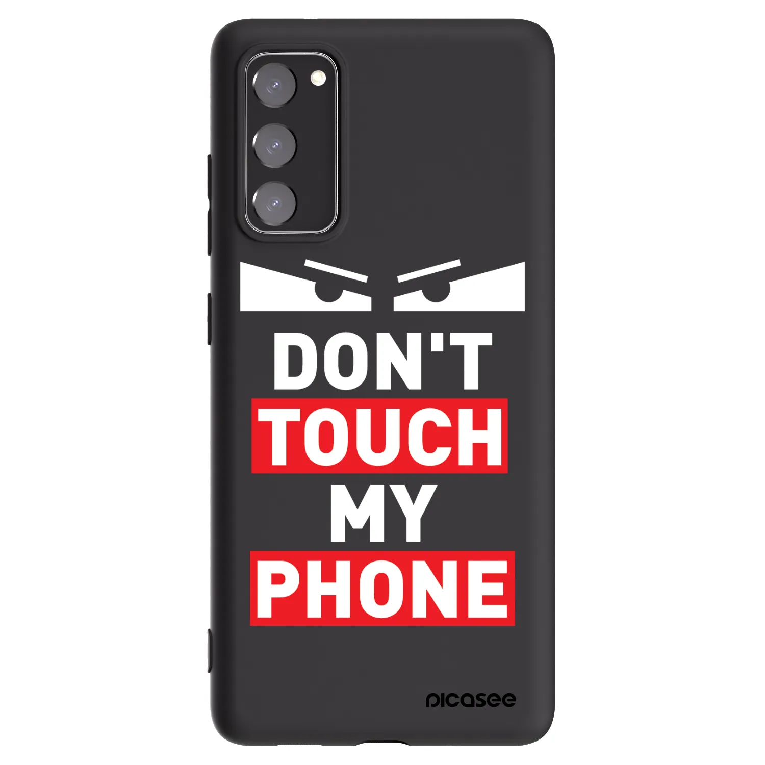 Picasee silikonový černý obal pro Samsung Galaxy S20 FE - Shadow Eye - Transparent