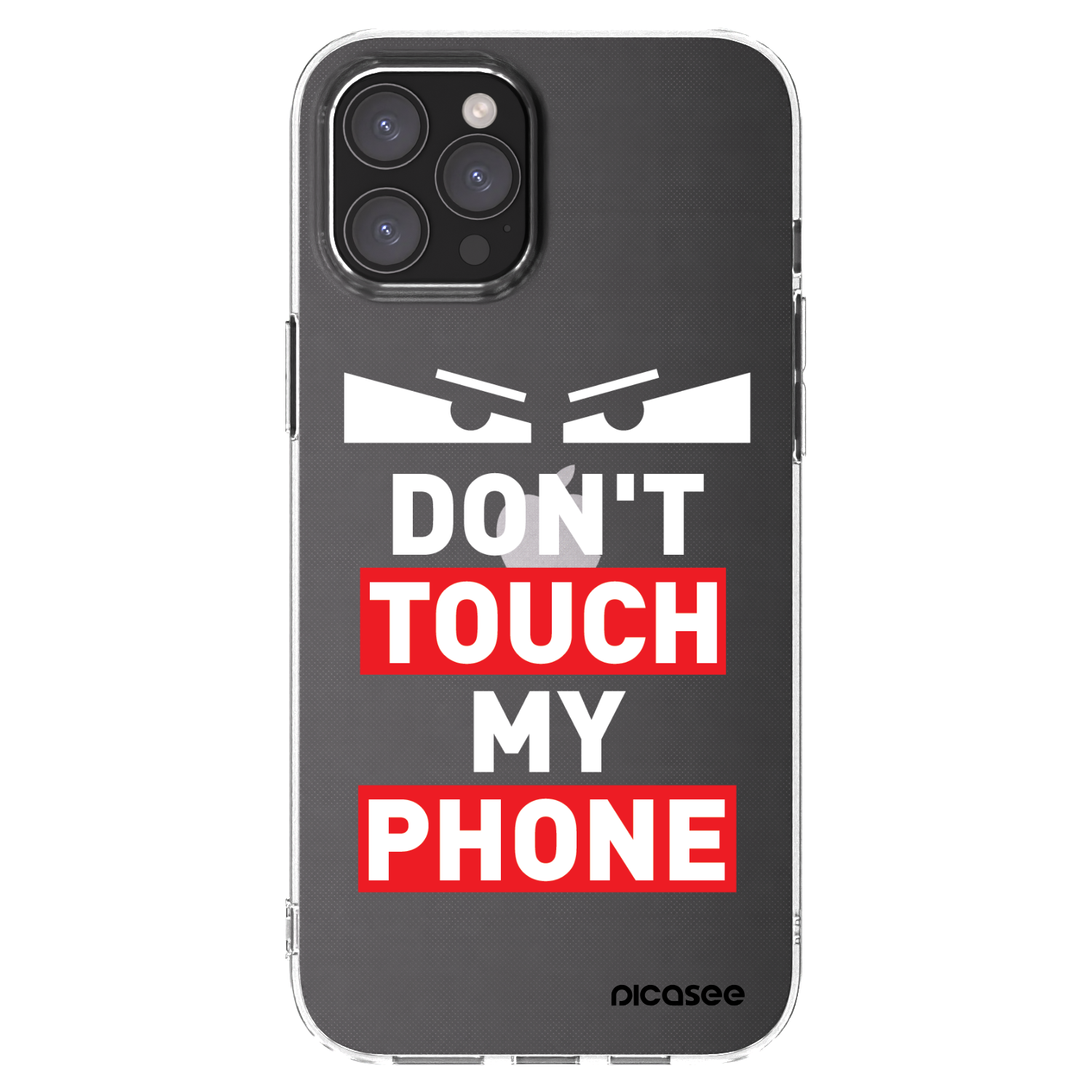 Picasee silikonový průhledný obal pro Apple iPhone 12 Pro Max - Shadow Eye - Transparent