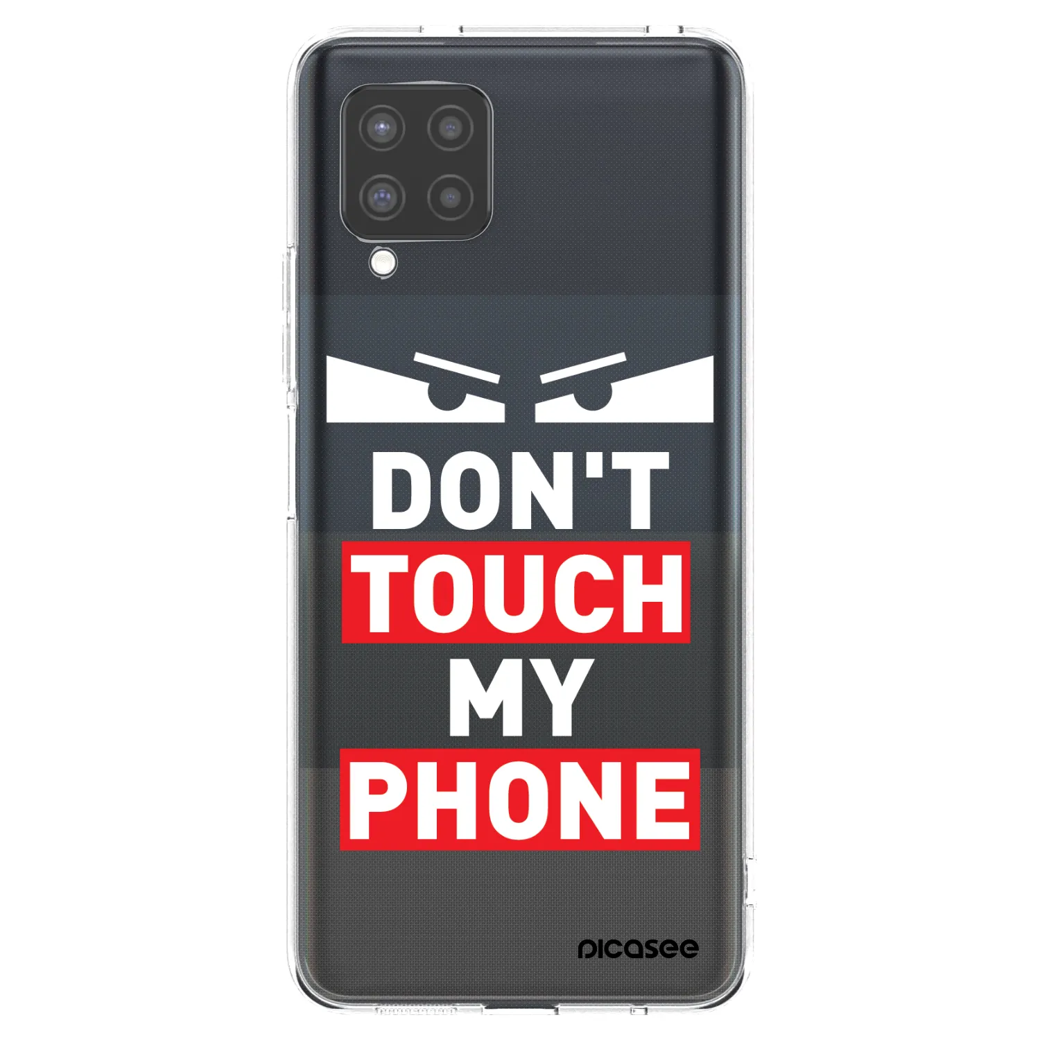 Picasee silikonový průhledný obal pro Samsung Galaxy A42 A426B - Shadow Eye - Transparent