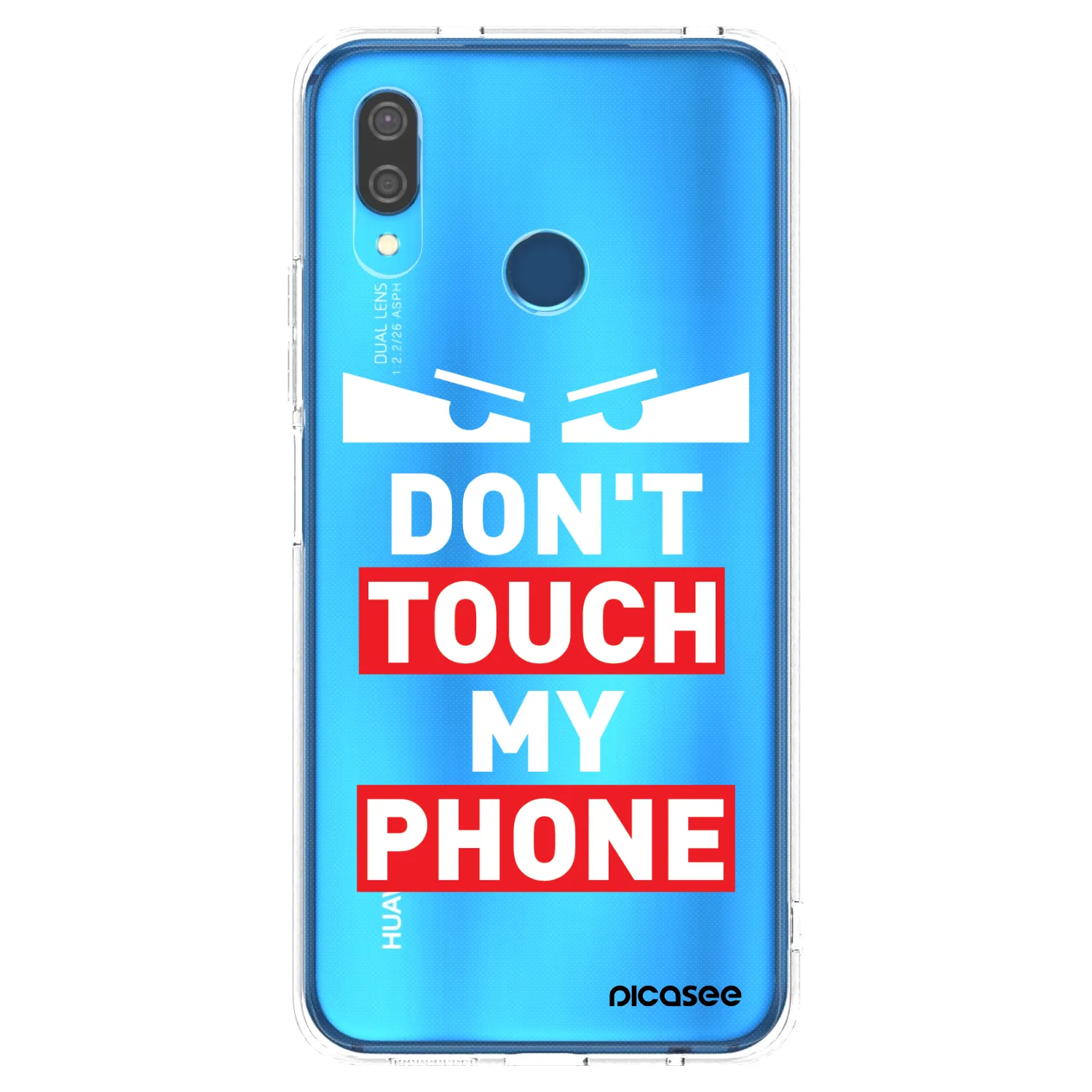 Picasee silikonový průhledný obal pro Huawei P20 Lite - Shadow Eye - Transparent