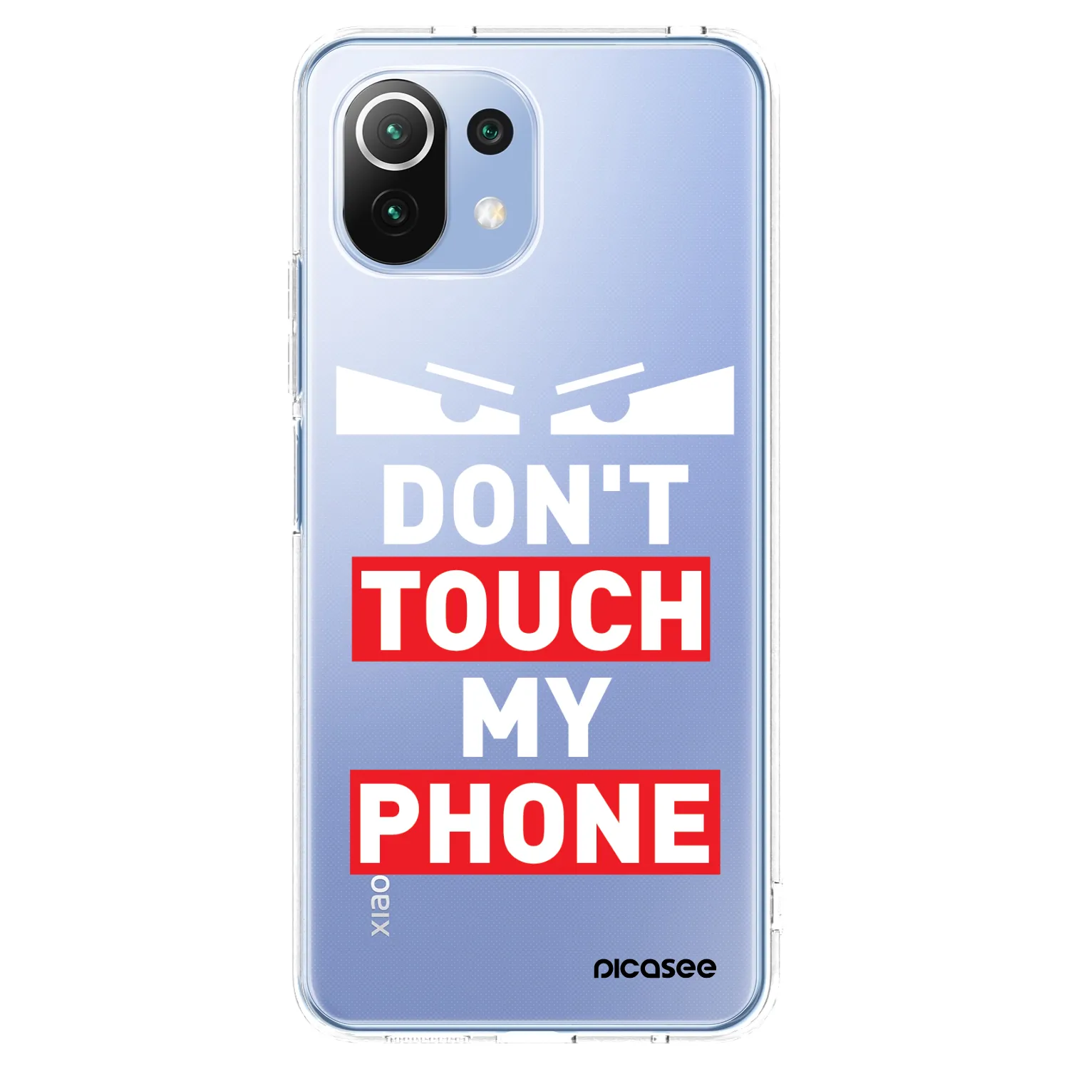 Picasee silikonový průhledný obal pro Xiaomi Mi 11 Lite - Shadow Eye - Transparent