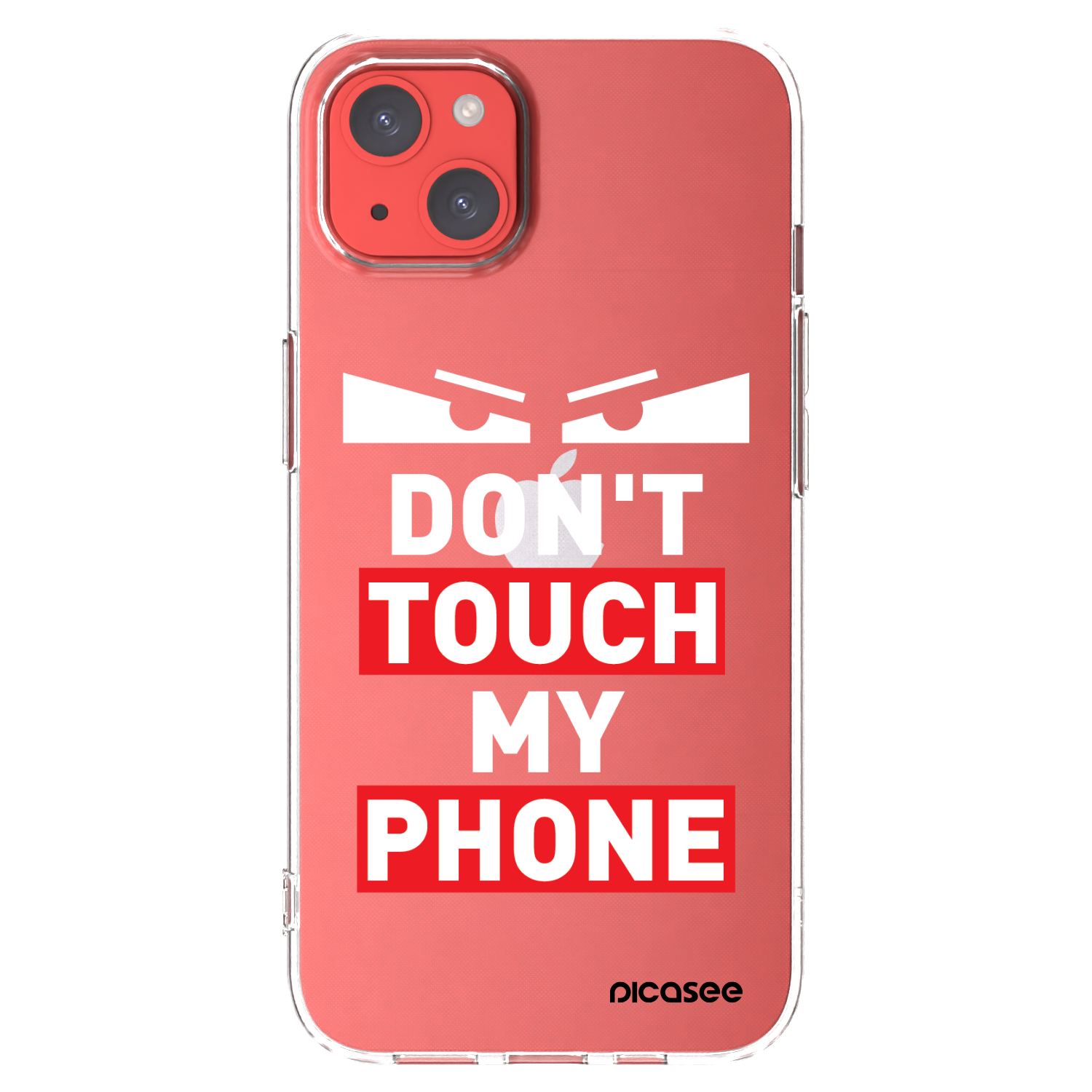 Picasee silikonový průhledný obal pro Apple iPhone 13 - Shadow Eye - Transparent