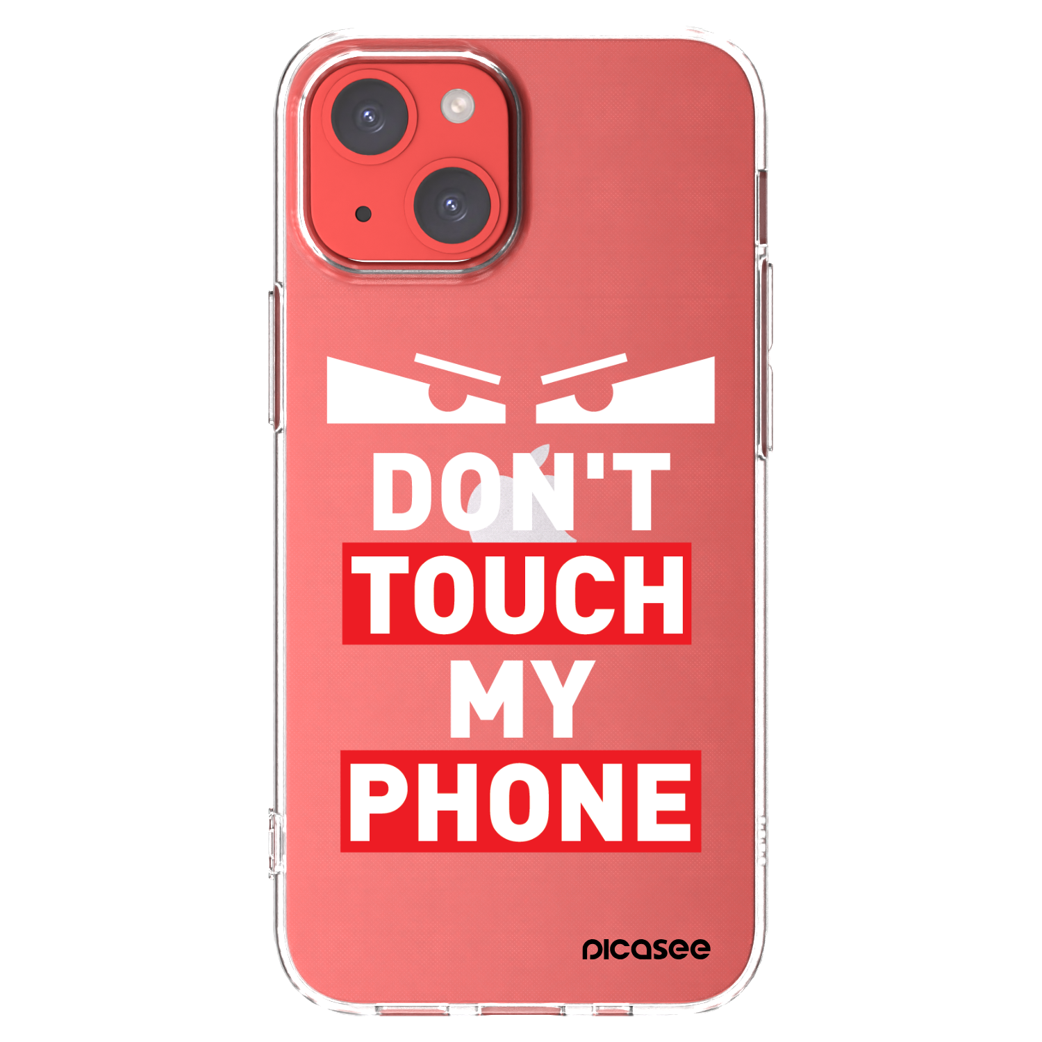 Picasee silikonový průhledný obal pro Apple iPhone 13 mini - Shadow Eye - Transparent