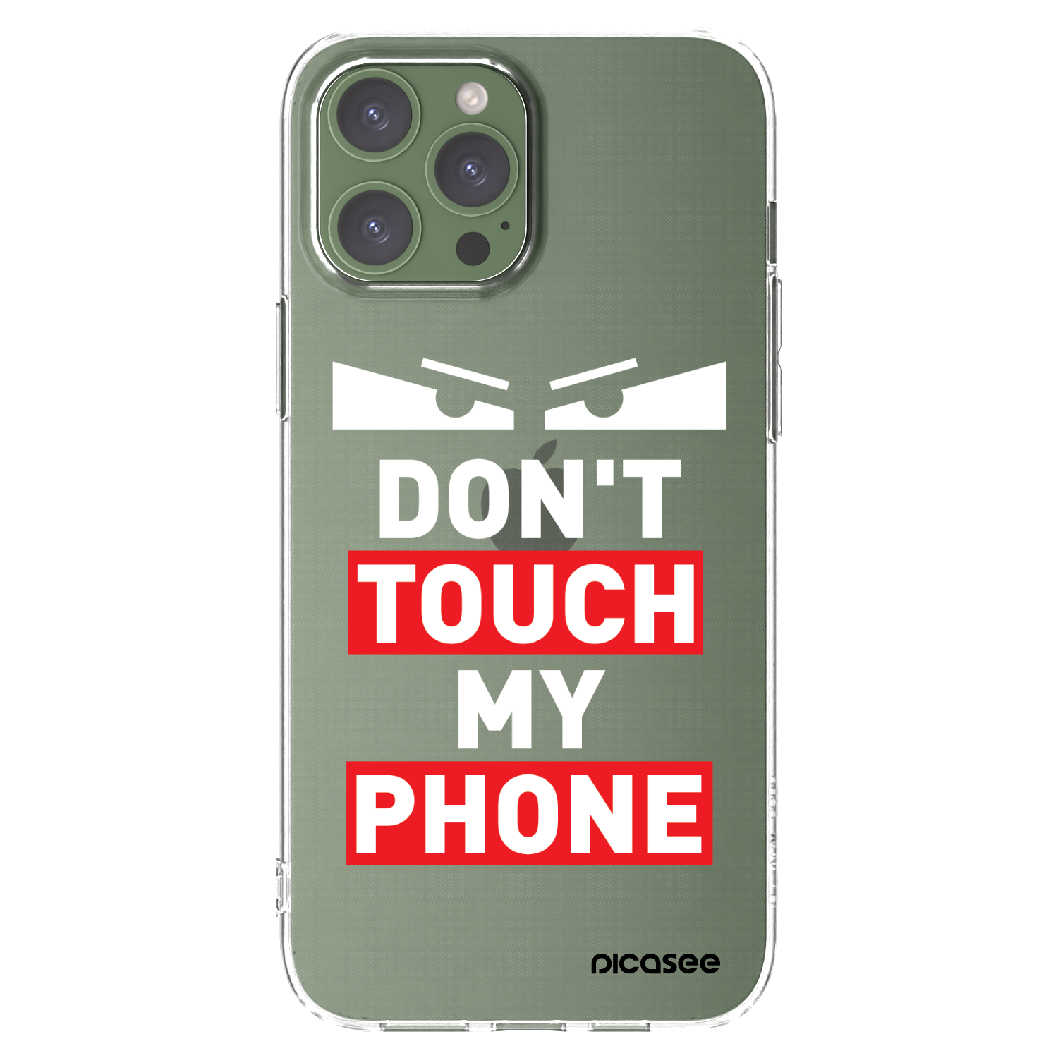 Picasee silikonový průhledný obal pro Apple iPhone 13 Pro Max - Shadow Eye - Transparent