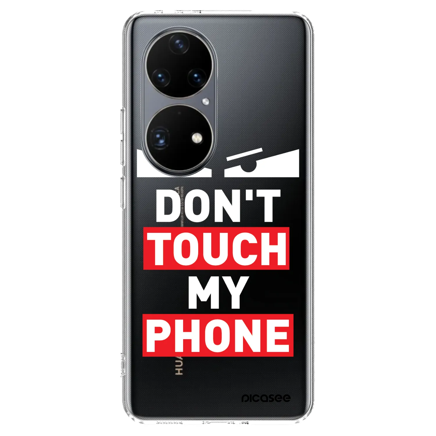 Picasee silikonový průhledný obal pro Huawei P50 - Shadow Eye - Transparent