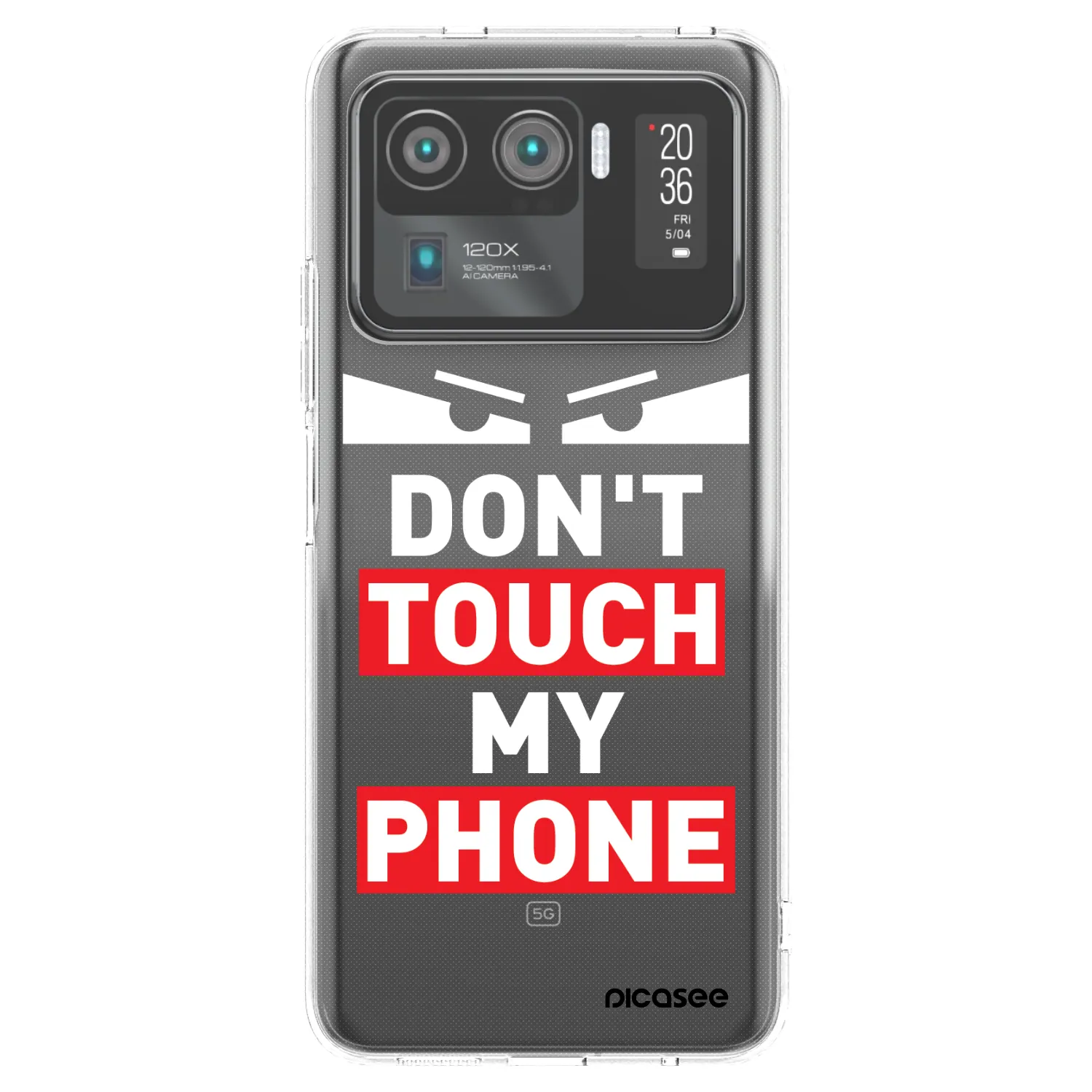 Picasee silikonový průhledný obal pro Xiaomi Mi 11 Ultra - Shadow Eye - Transparent