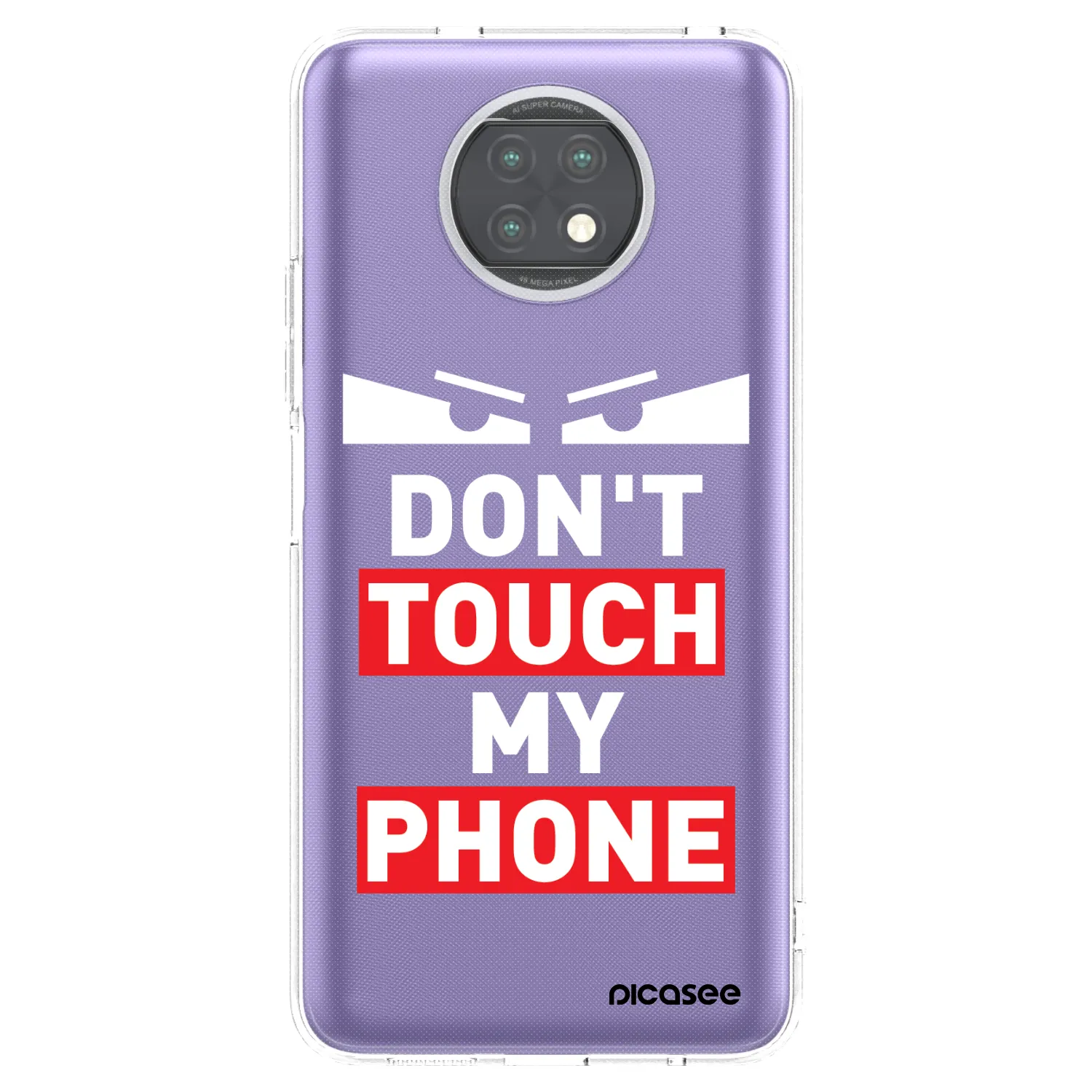 Picasee silikonový průhledný obal pro Xiaomi Redmi Note 9T - Shadow Eye - Transparent