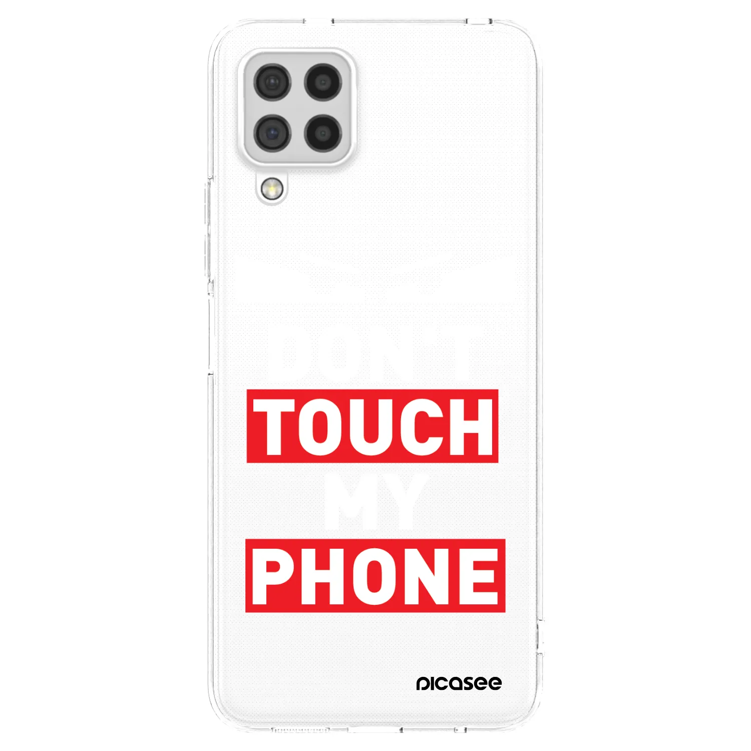 Picasee silikonový průhledný obal pro Samsung Galaxy A22 A225F 4G - Shadow Eye - Transparent