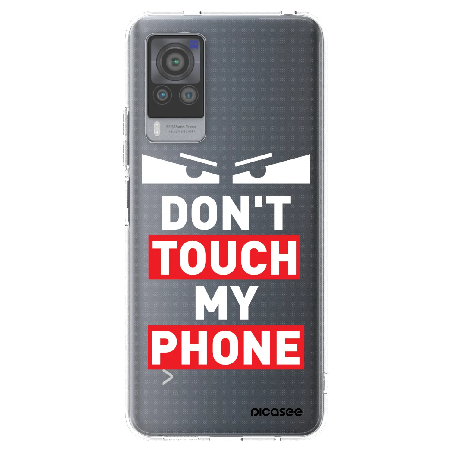 Picasee silikonový průhledný obal pro Vivo X60 Pro 5G - Shadow Eye - Transparent