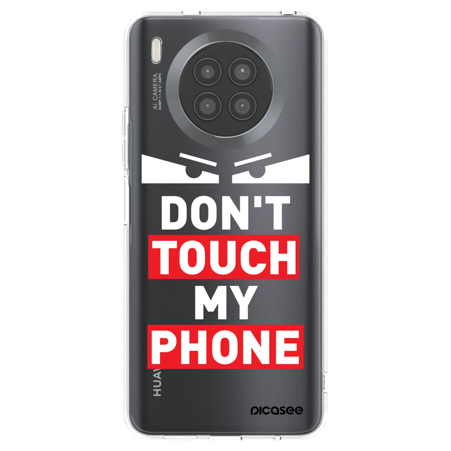 Picasee silikonový průhledný obal pro Huawei Nova 8i - Shadow Eye - Transparent