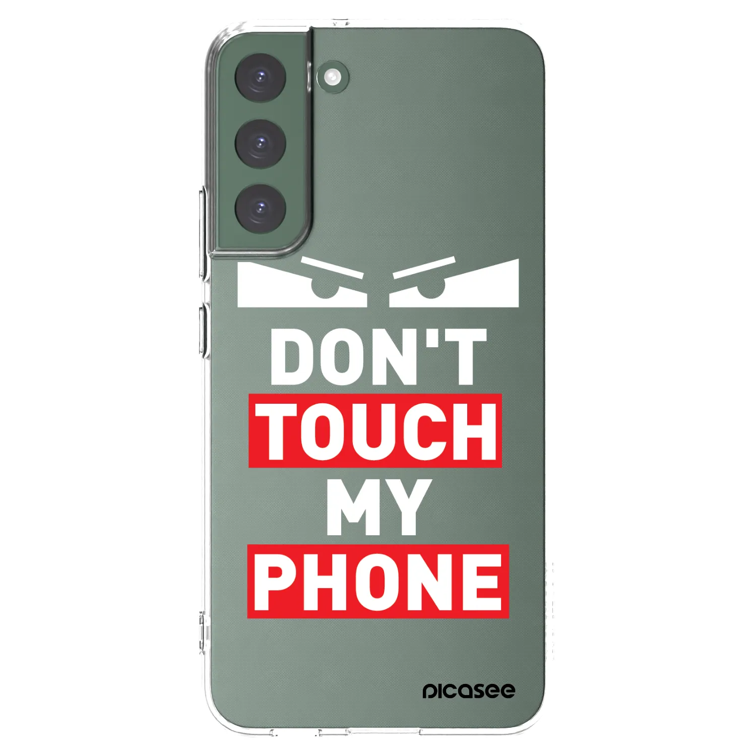 Picasee silikonový průhledný obal pro Samsung Galaxy S22+ 5G - Shadow Eye - Transparent