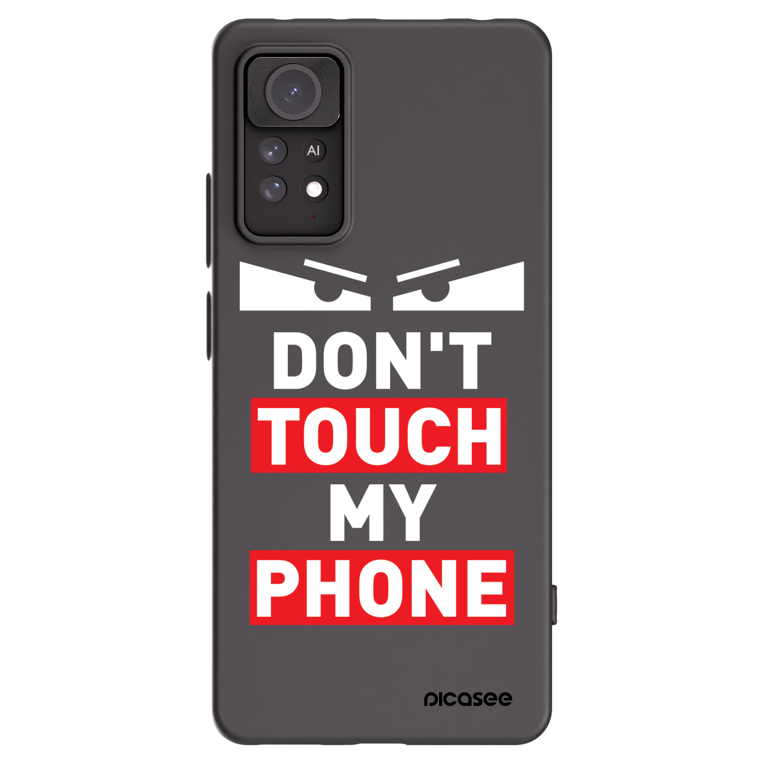 Picasee silikonový černý obal pro Xiaomi Redmi Note 11 Pro 5G - Shadow Eye - Transparent