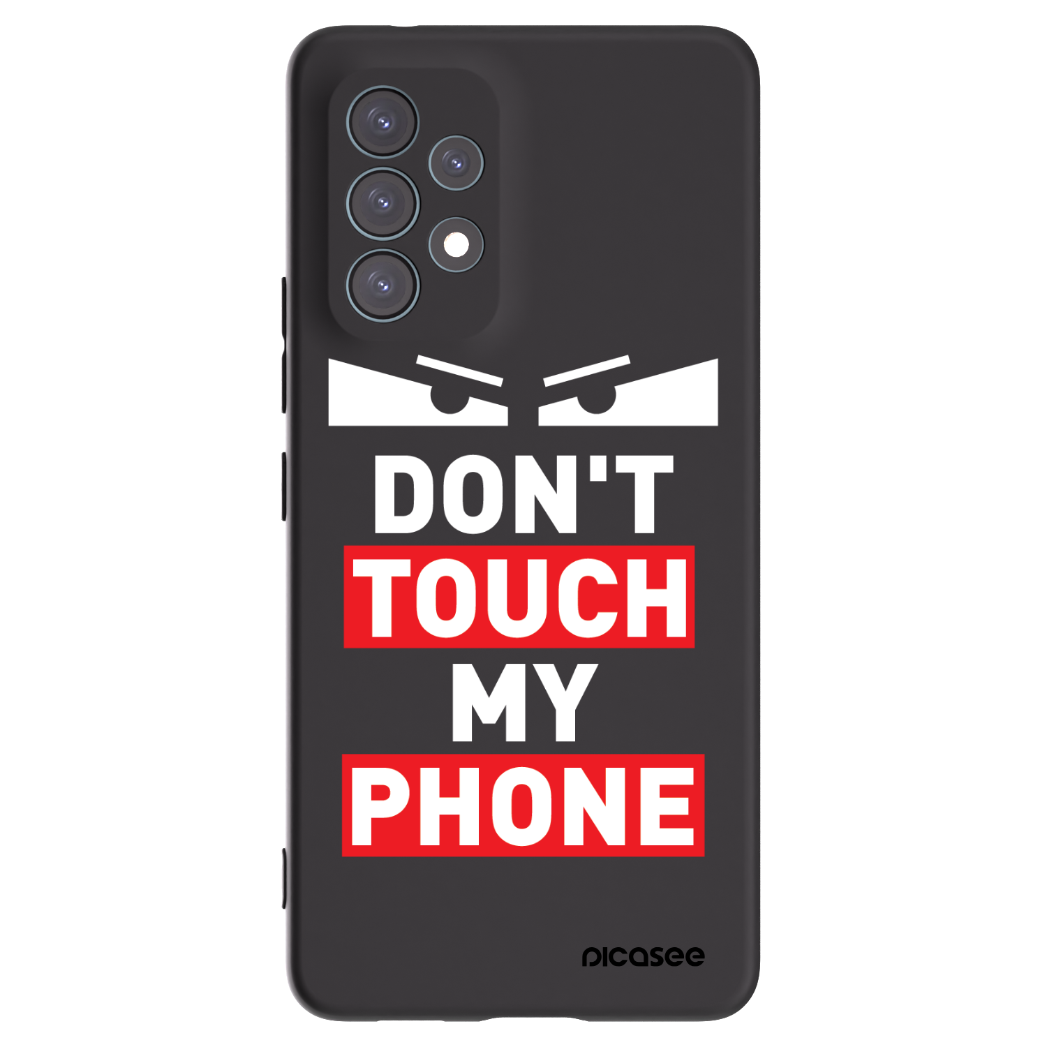 Picasee silikonový černý obal pro Samsung Galaxy A53 5G A536 - Shadow Eye - Transparent