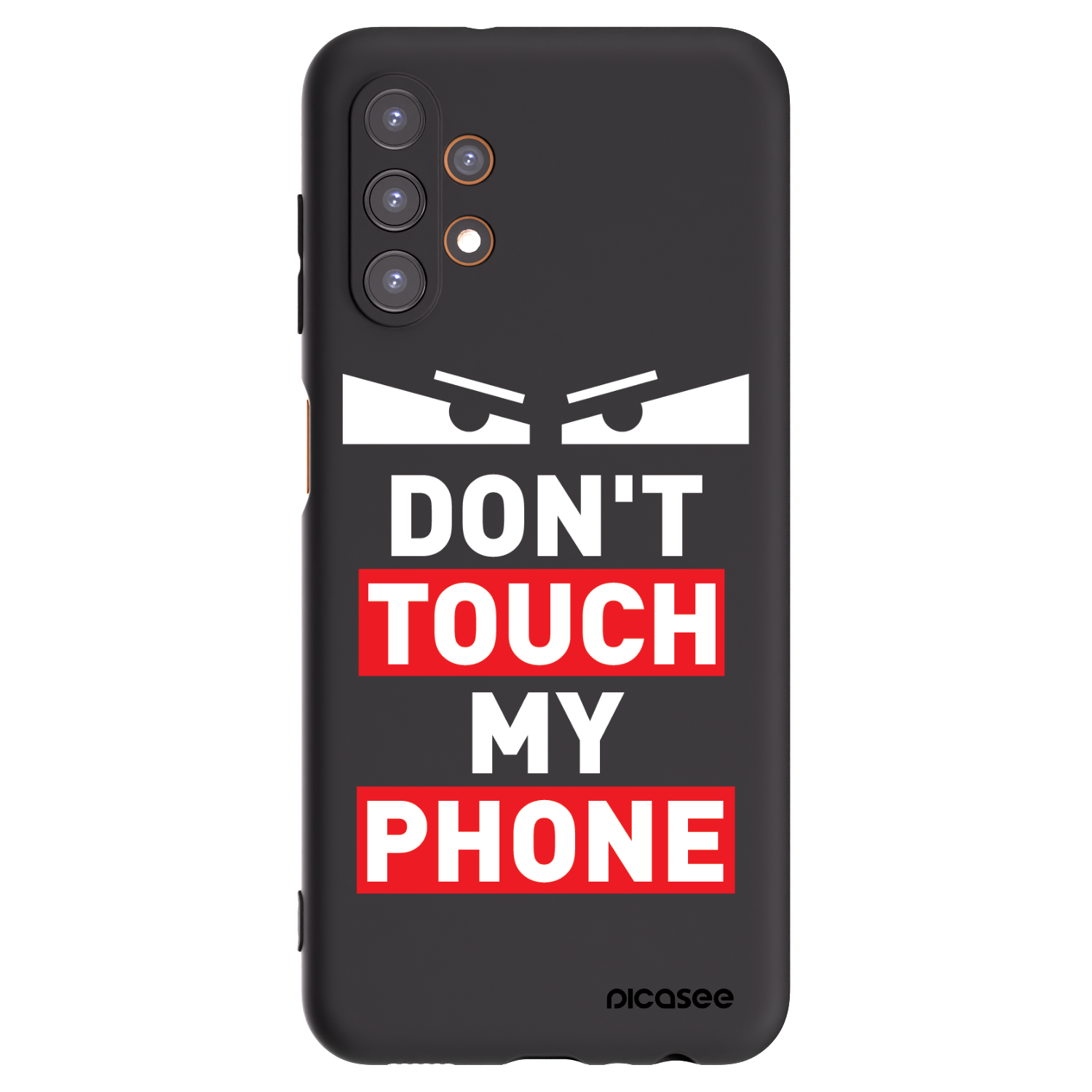 Picasee silikonový černý obal pro Samsung Galaxy A13 4G A135 - Shadow Eye - Transparent