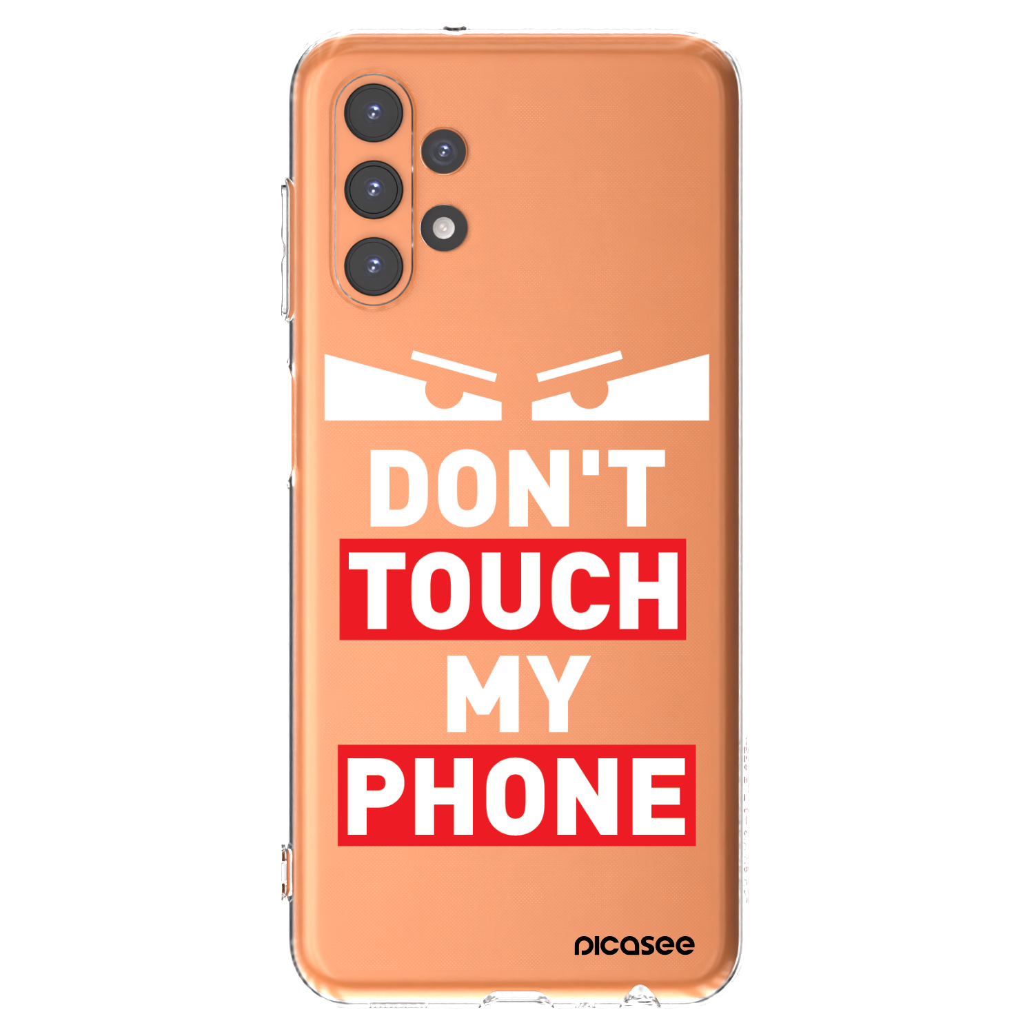 Picasee silikonový průhledný obal pro Samsung Galaxy A13 4G A135 - Shadow Eye - Transparent