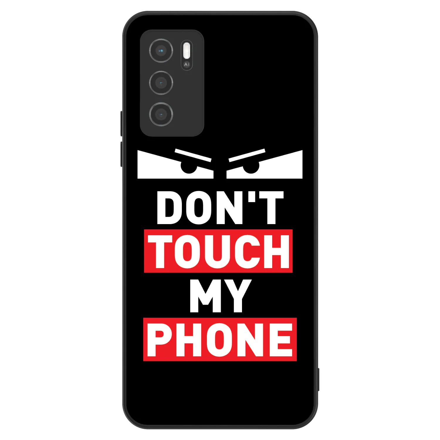 Picasee ULTIMATE CASE pro OPPO A16 - Shadow Eye - Transparent