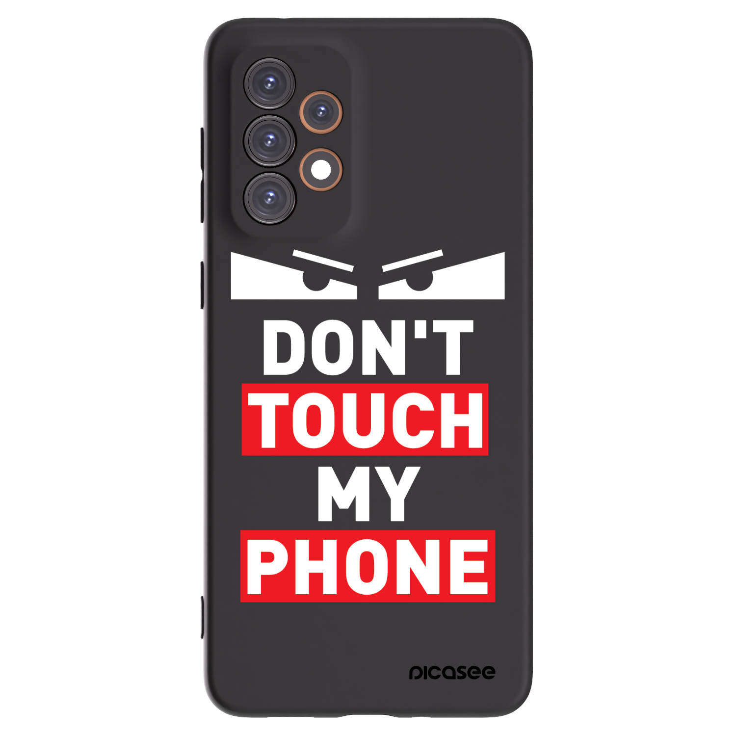 Picasee silikonový černý obal pro Samsung Galaxy A33 5G A336 - Shadow Eye - Transparent