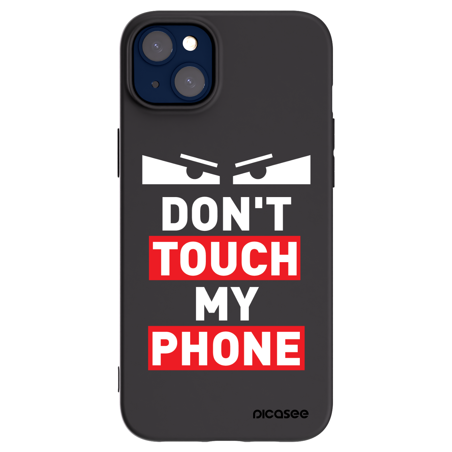 Picasee silikonový černý obal pro Apple iPhone 14 Plus - Shadow Eye - Transparent