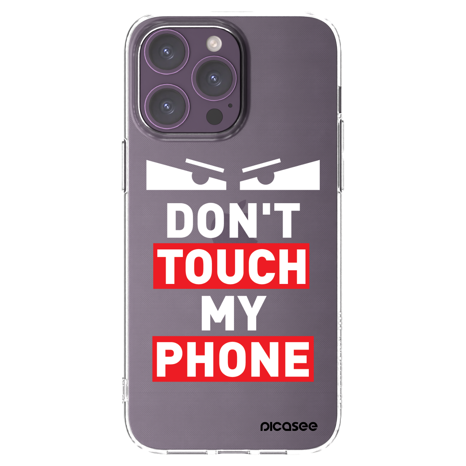 Picasee silikonový průhledný obal pro Apple iPhone 14 Pro Max - Shadow Eye - Transparent