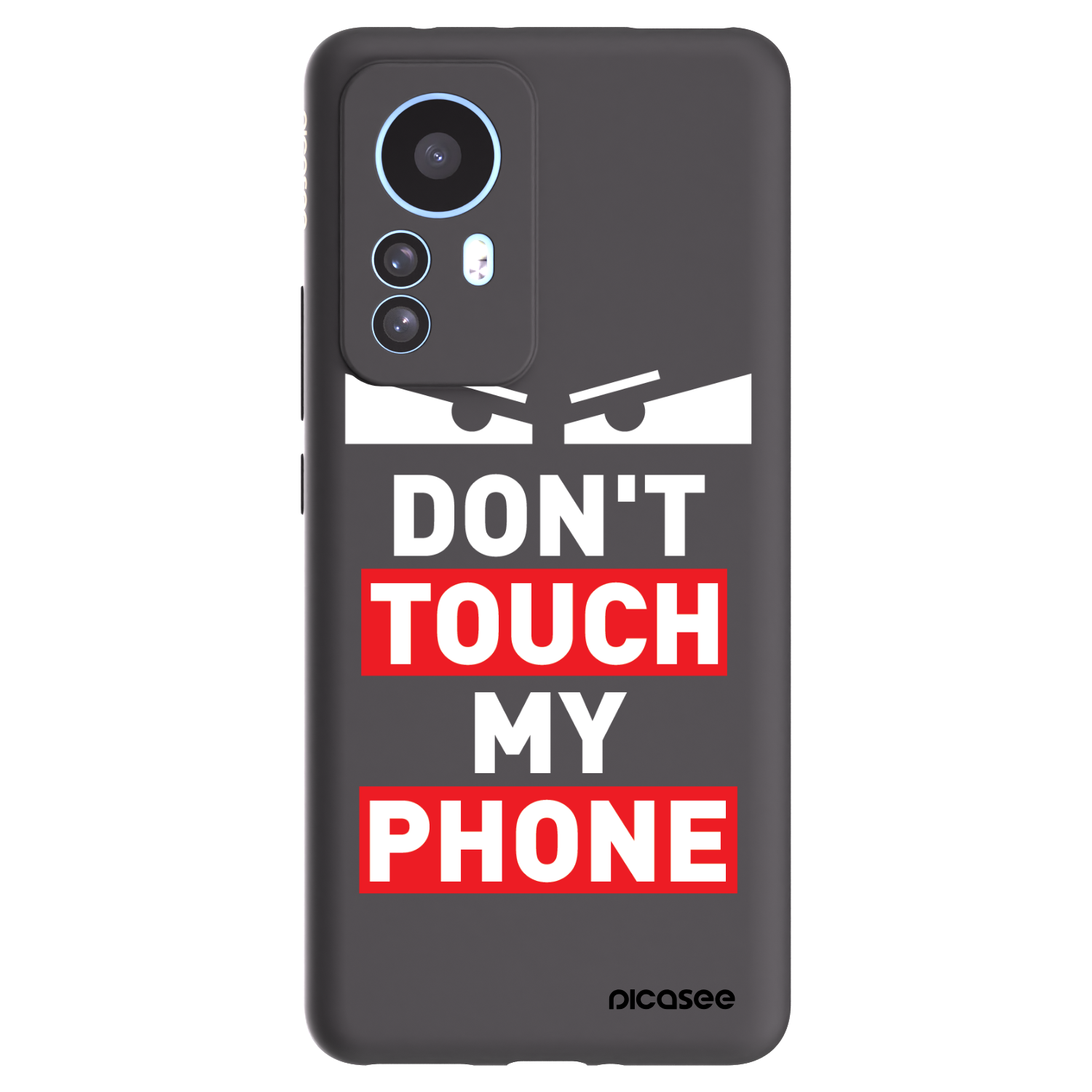Picasee silikonový černý obal pro Xiaomi 12T - Shadow Eye - Transparent