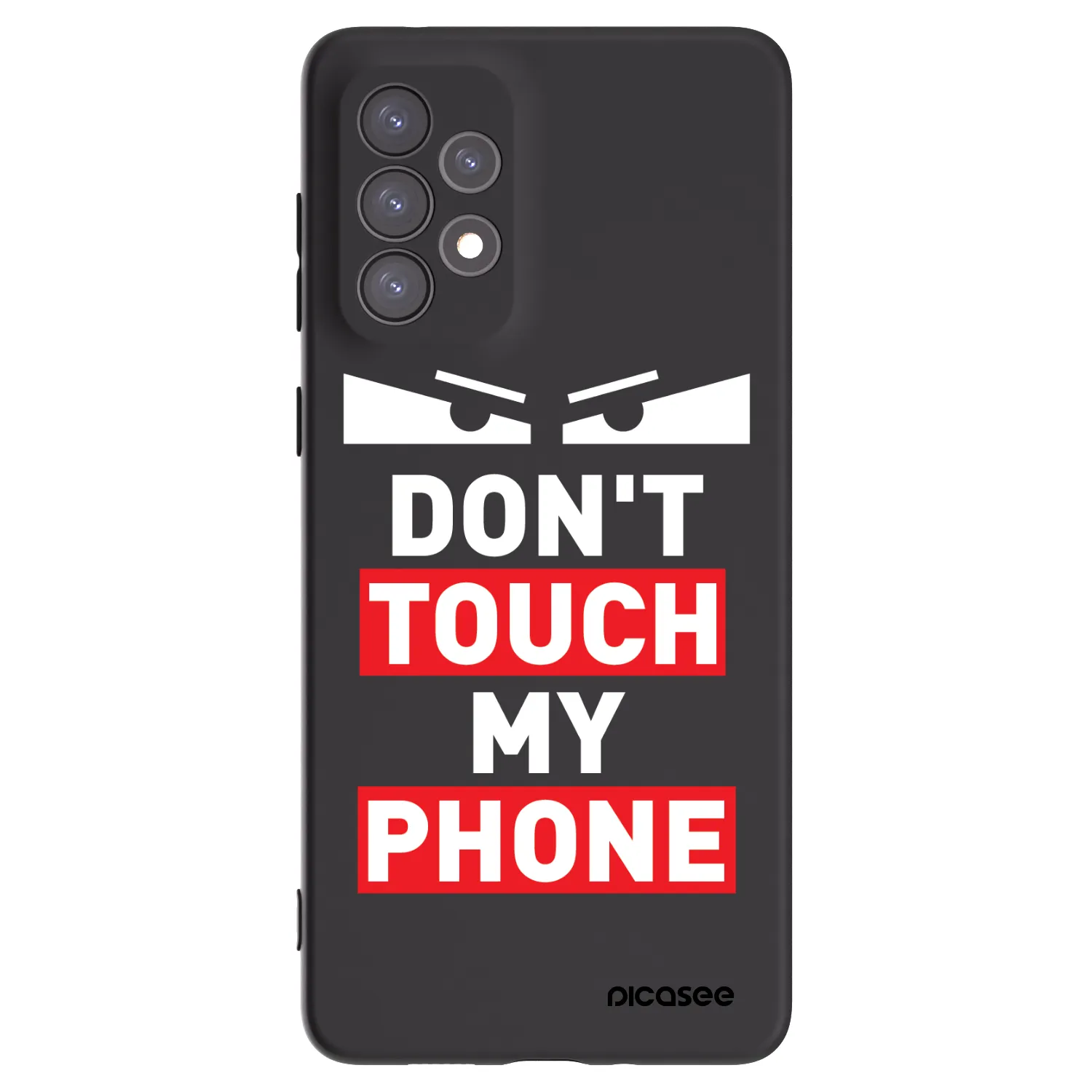 Picasee silikonový černý obal pro Samsung Galaxy A73 5G - Shadow Eye - Transparent