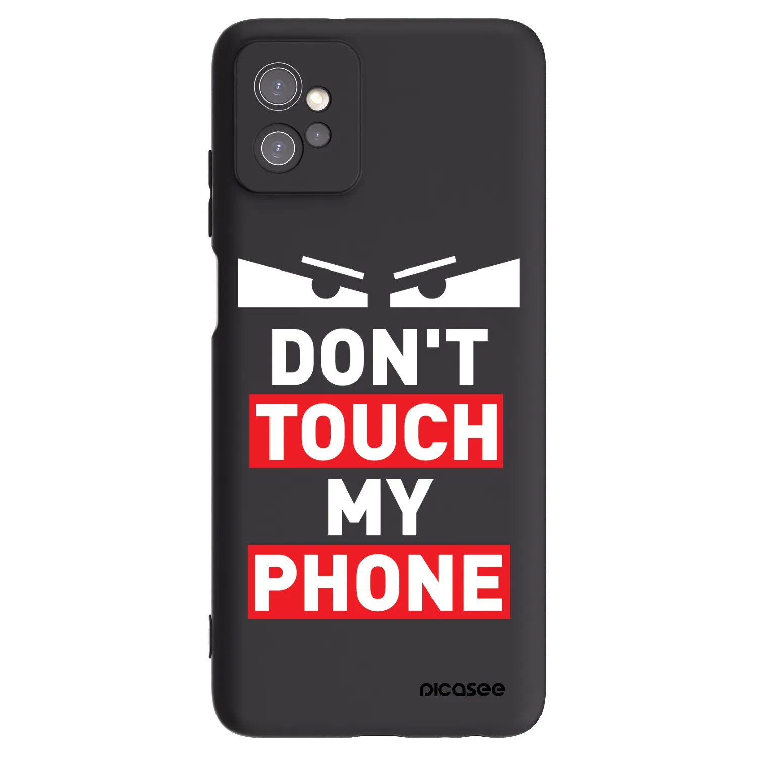 Picasee silikonový černý obal pro Motorola Moto G32 - Shadow Eye - Transparent