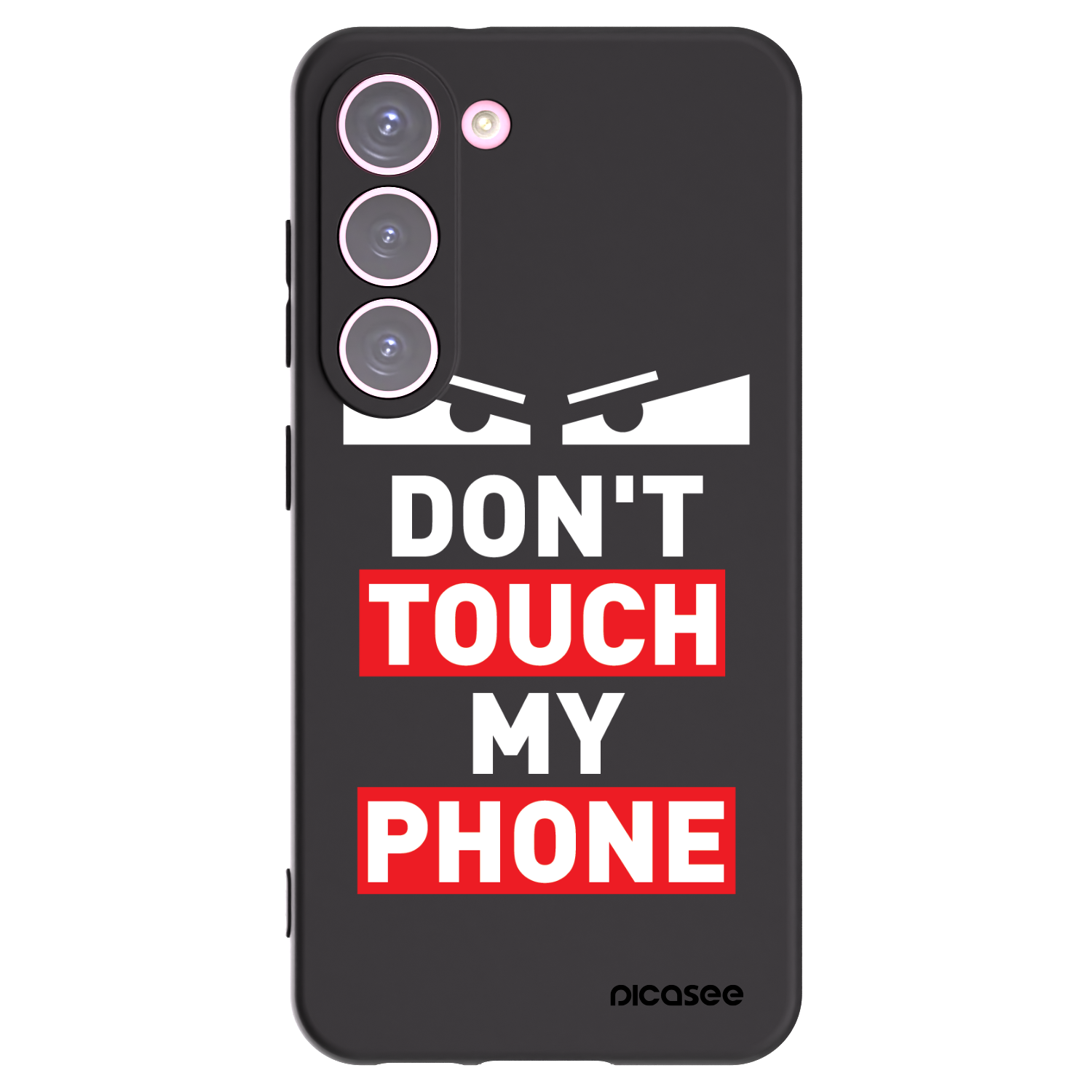 Picasee silikonový černý obal pro Samsung Galaxy S23 5G - Shadow Eye - Transparent