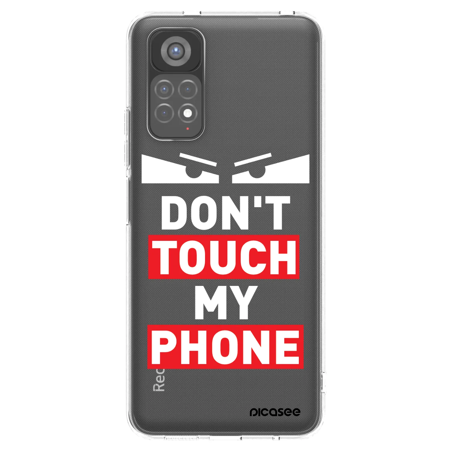 Picasee silikonový průhledný obal pro Xiaomi Redmi Note 11S 5G - Shadow Eye - Transparent